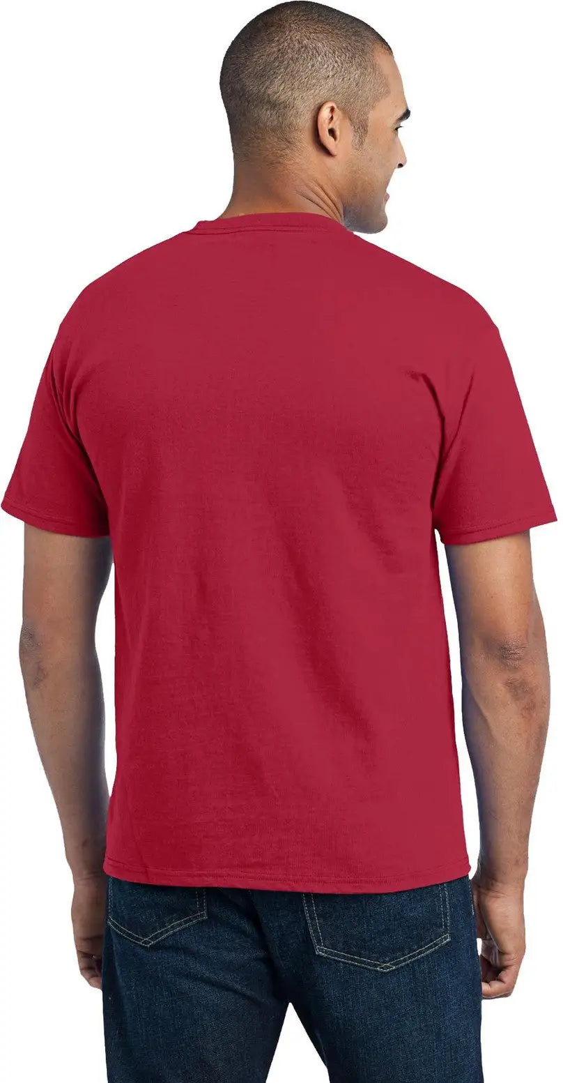 Port & Company Pc55p co Core Blend Pocket Tee - Red