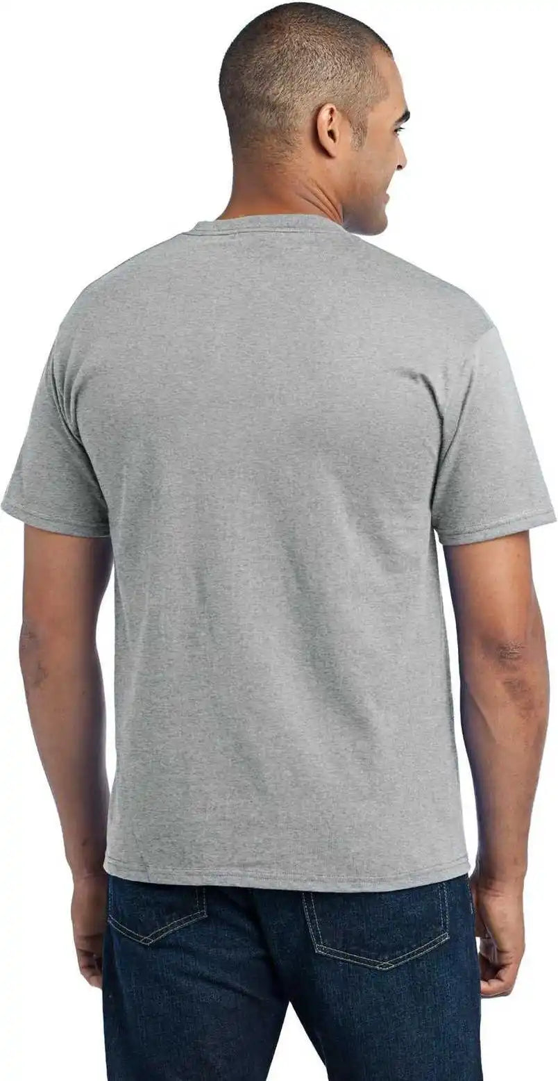 Port &amp; Company Pc55p Core Blend Pocket Tee - Athletic Heather