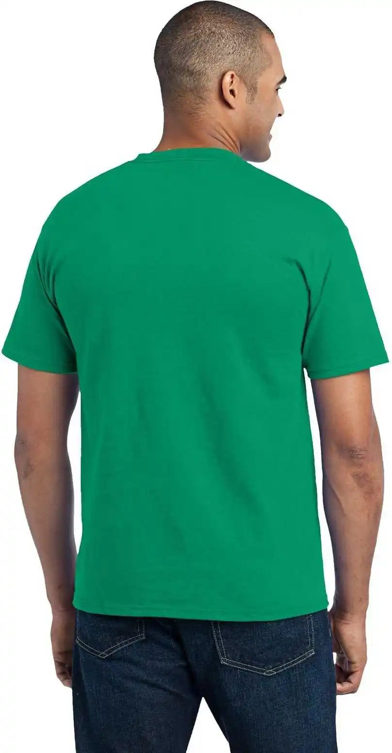 Port &amp; Company Pc55p Core Blend Pocket Tee Kelly