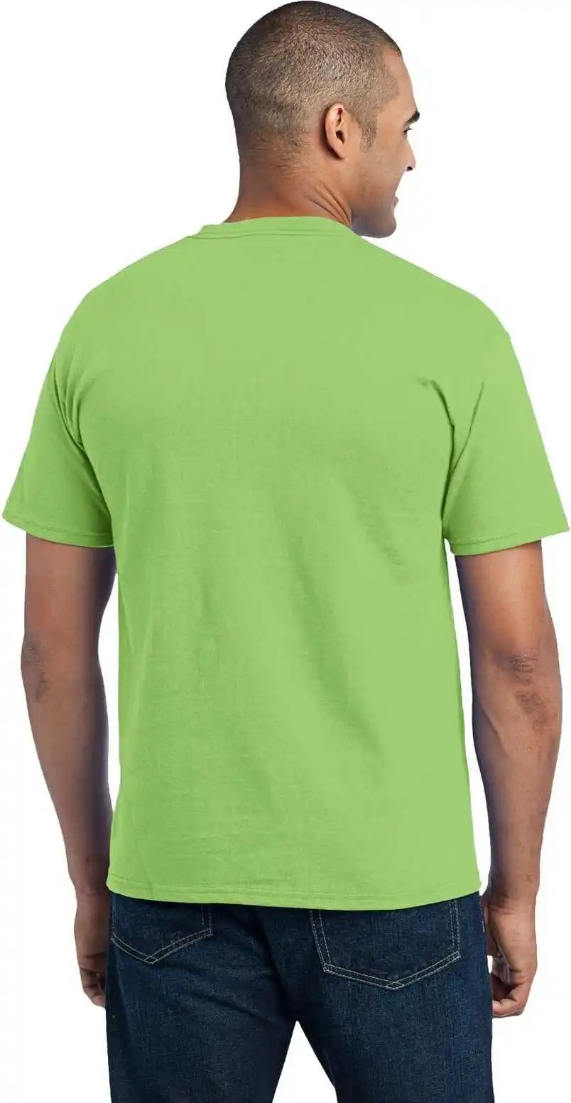 Port & Company Pc55p Core Blend Pocket Tee - Lime