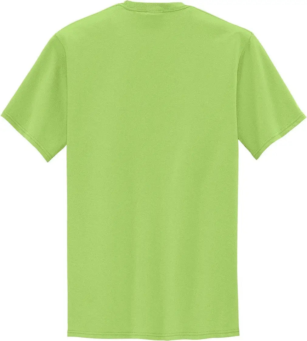 Port & Company Pc55pt co Tall Core Blend Pocket Tee - Lime