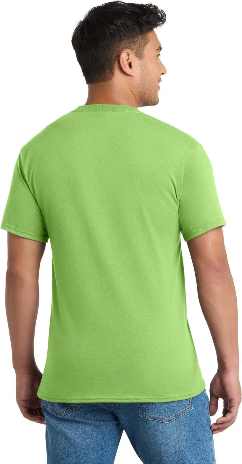 Port & Company Pc55pt co Tall Core Blend Pocket Tee - Lime