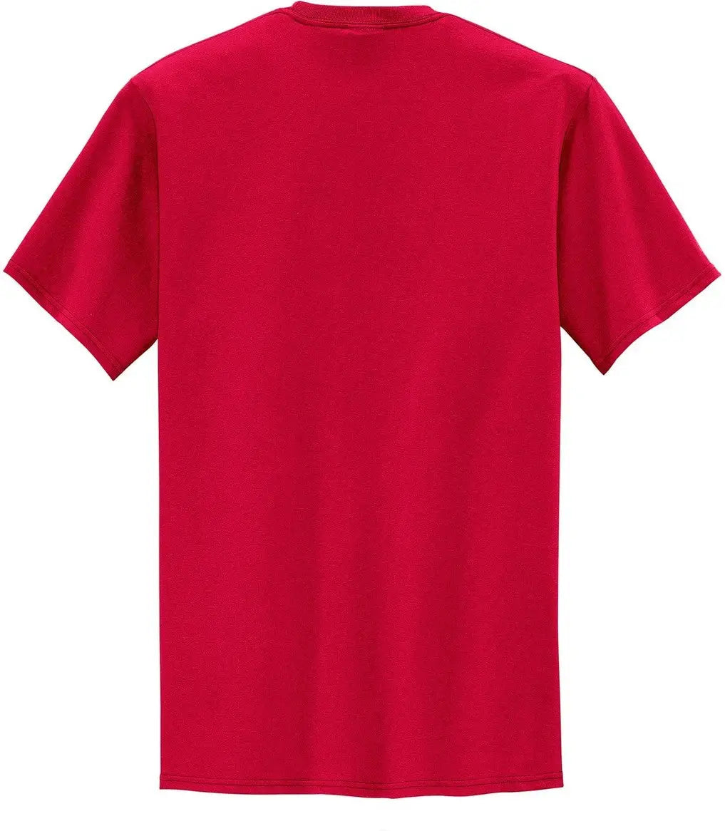 Port & Company Pc55pt co Tall Core Blend Pocket Tee - Red