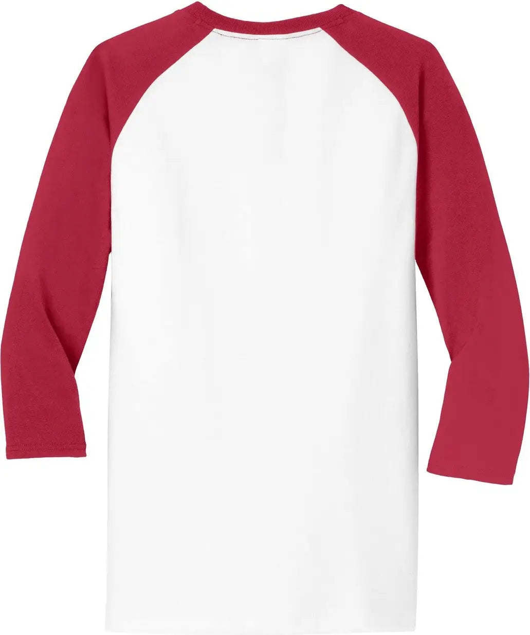 Port & Company Pc55rs co Core Blend 3/4-sleeve Raglan Tee - White Red
