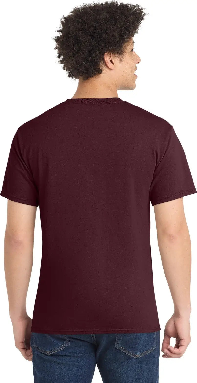 Port & Company Pc55t co Tall Core Blend Tee - Athletic Maroon
