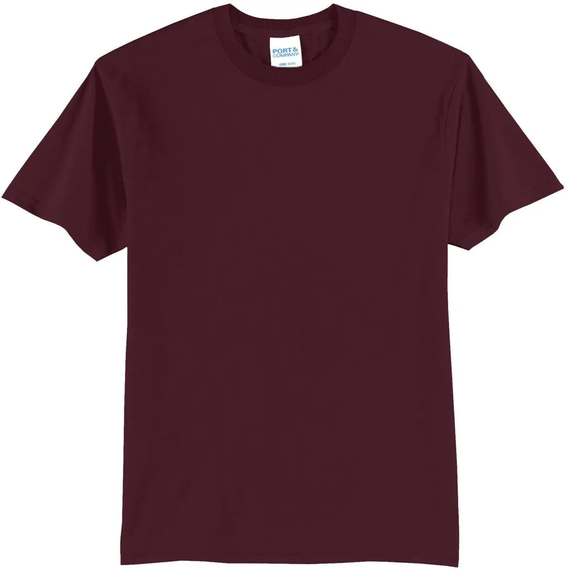 Port & Company Pc55t co Tall Core Blend Tee - Athletic Maroon