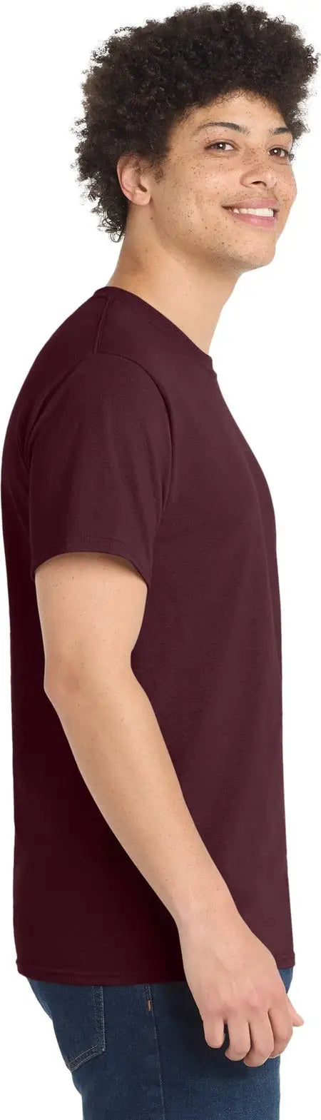 Port & Company Pc55t co Tall Core Blend Tee - Athletic Maroon