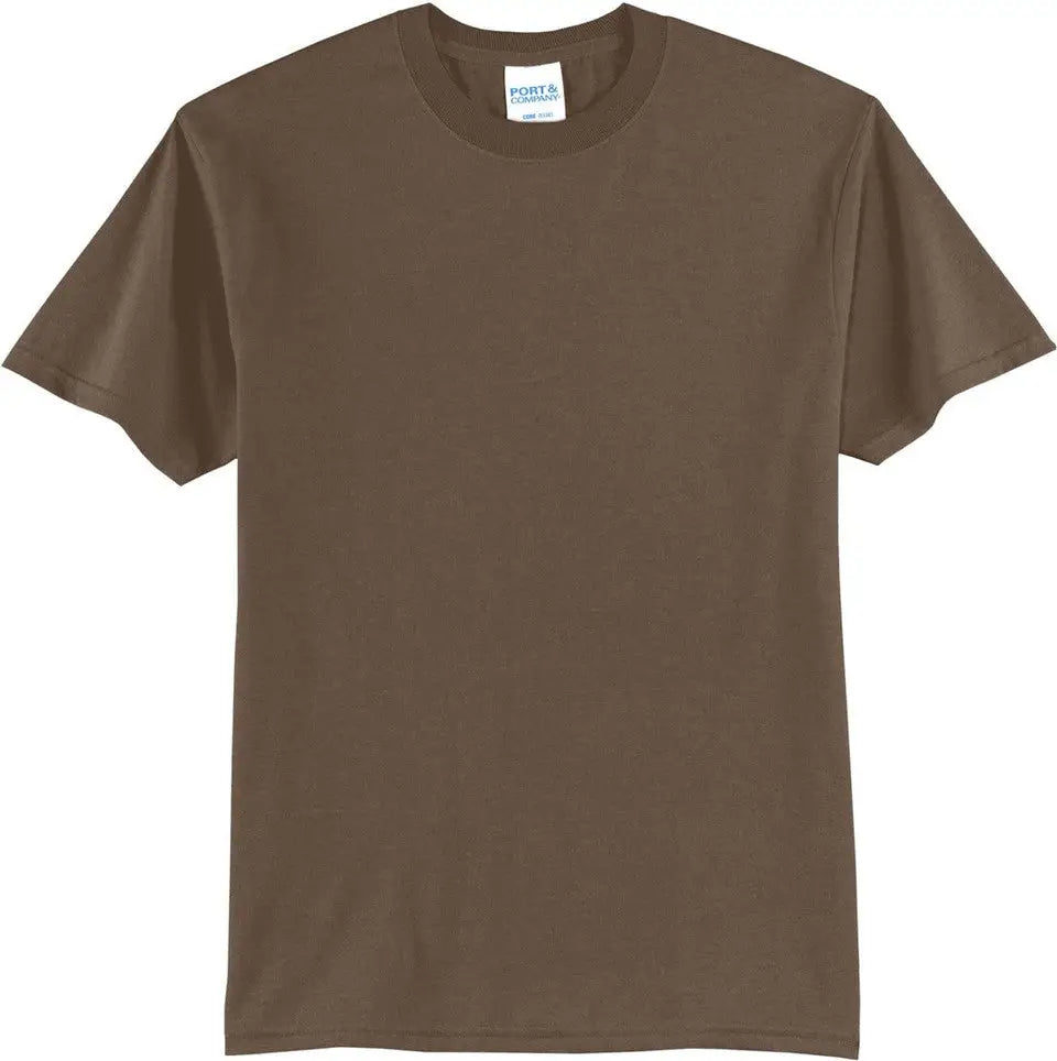 Port & Company Pc55t co Tall Core Blend Tee - Brown