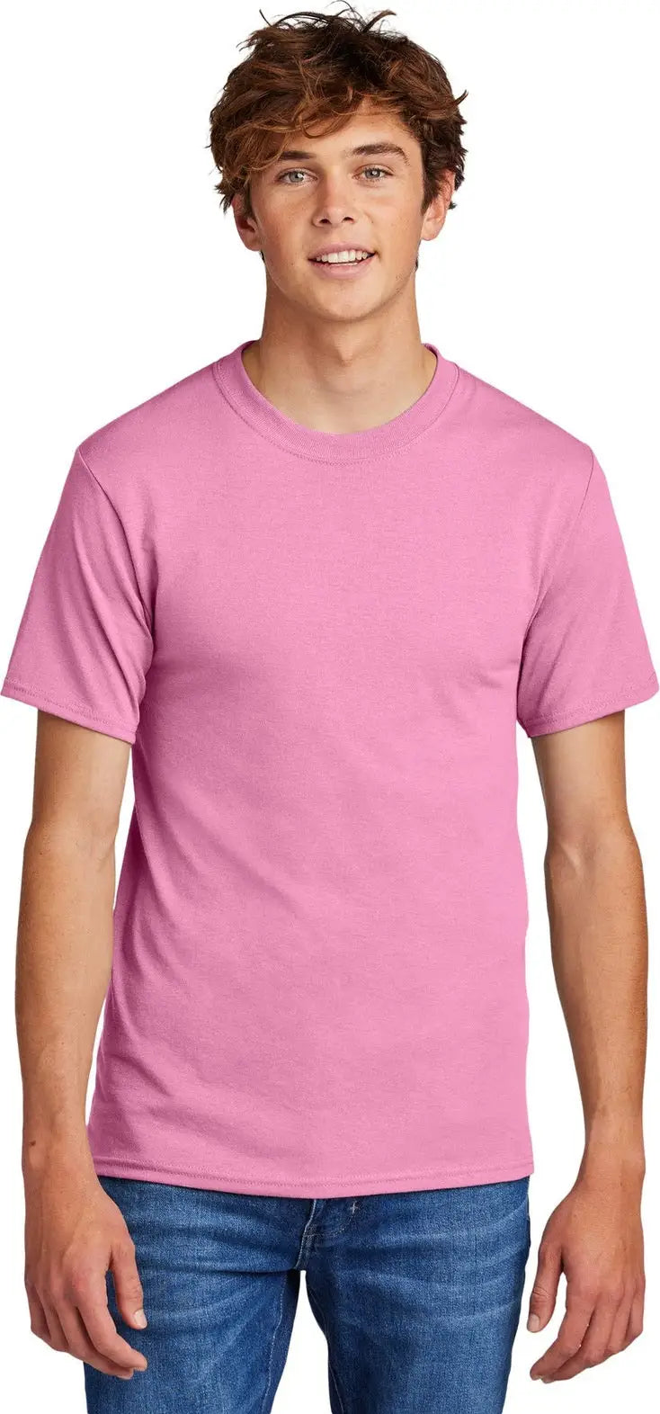 Port & Company Pc55t co Tall Core Blend Tee - Candy Pink