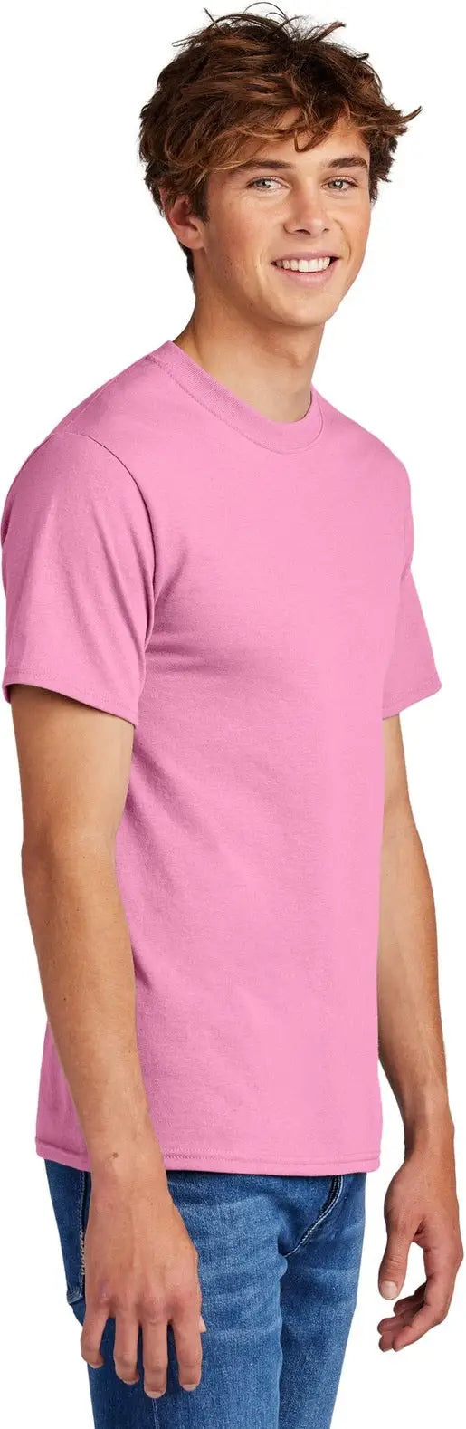 Port & Company Pc55t co Tall Core Blend Tee - Candy Pink