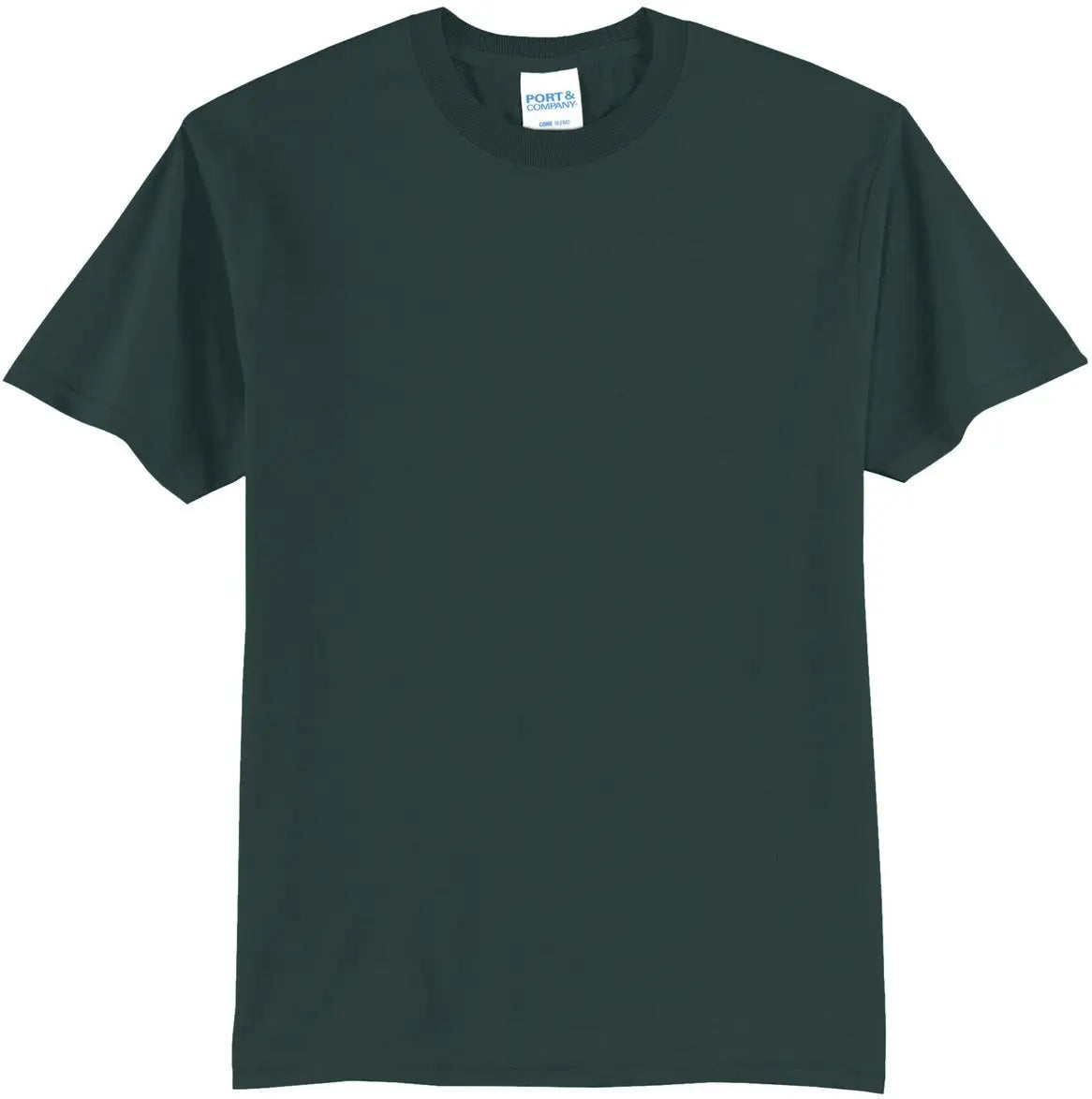 Port & Company Pc55t co Tall Core Blend Tee - Dark Green
