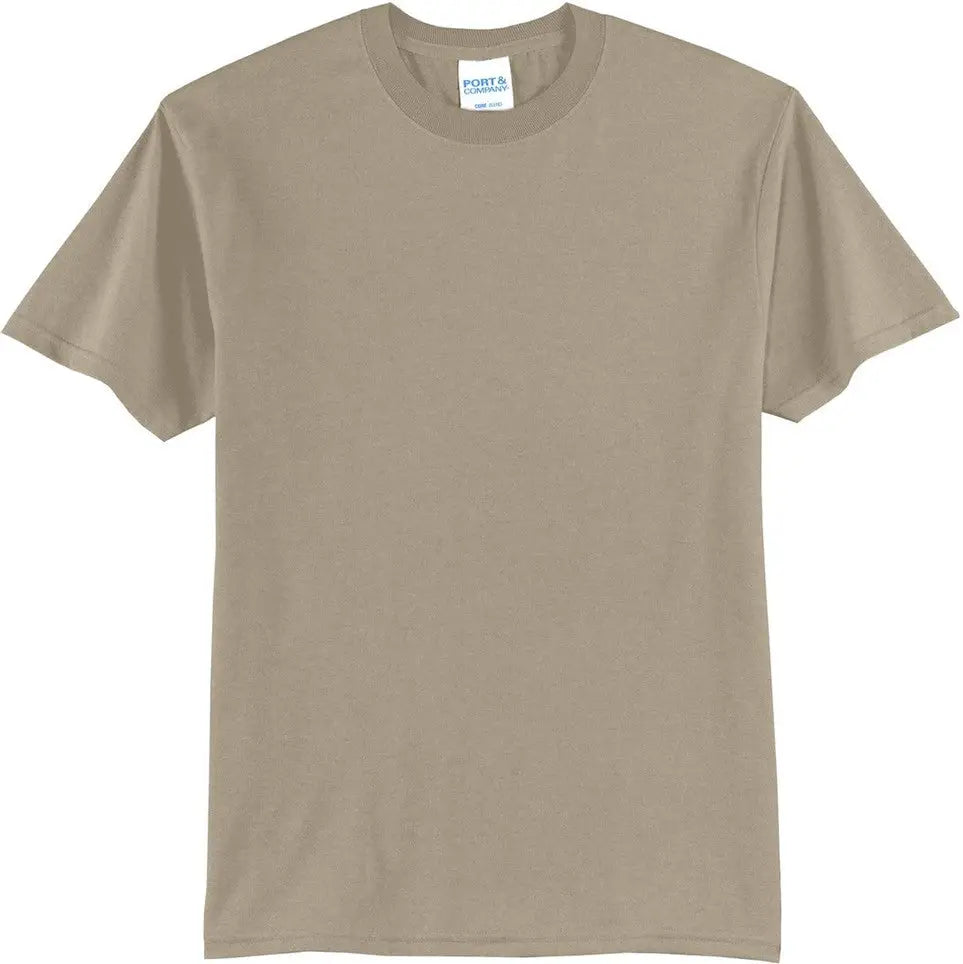 Port & Company Pc55t co Tall Core Blend Tee - Desert Sand