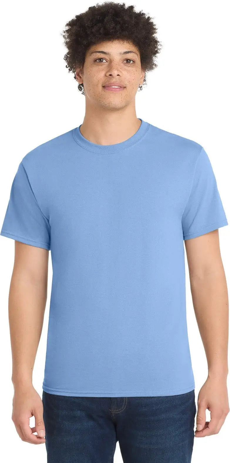 Port & Company Pc55t co Tall Core Blend Tee - Light Blue