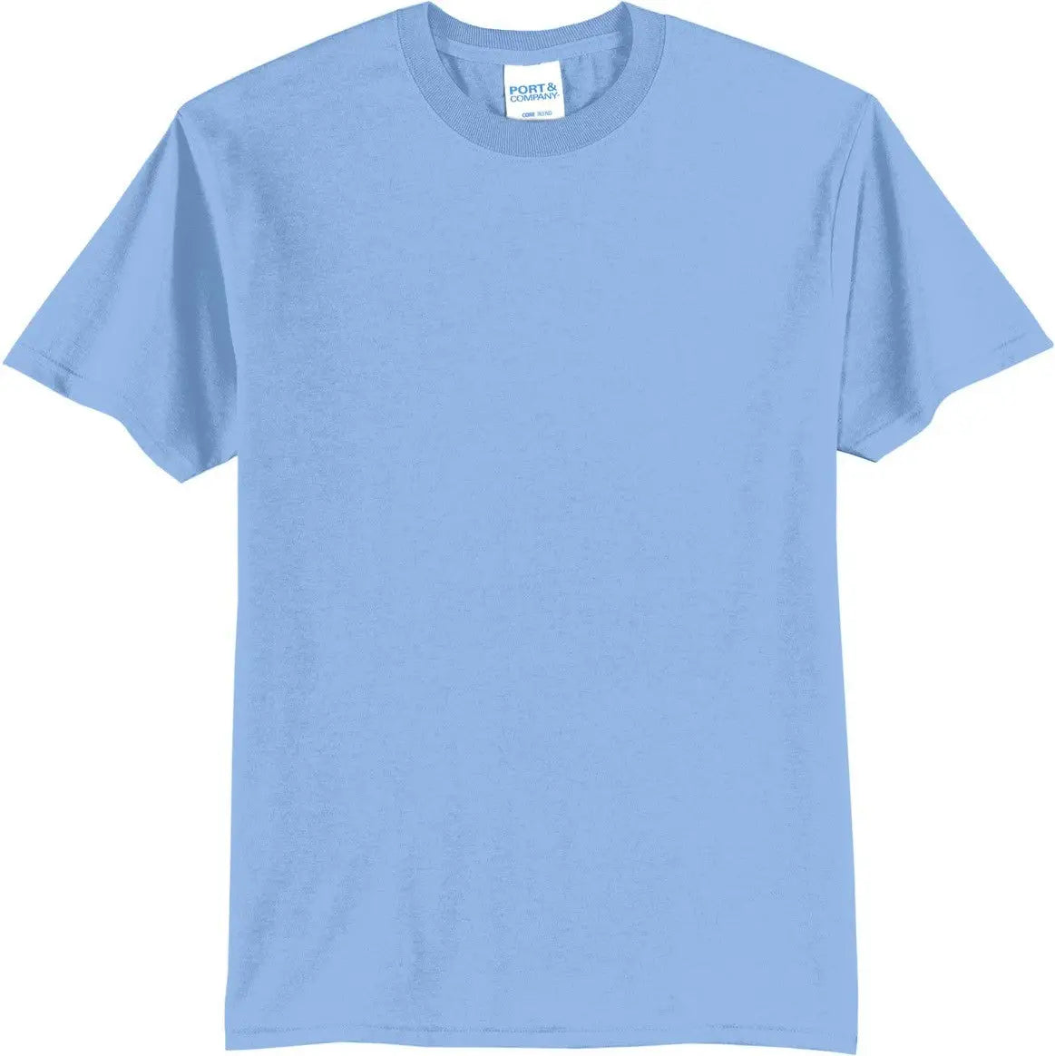 Port & Company Pc55t co Tall Core Blend Tee - Light Blue