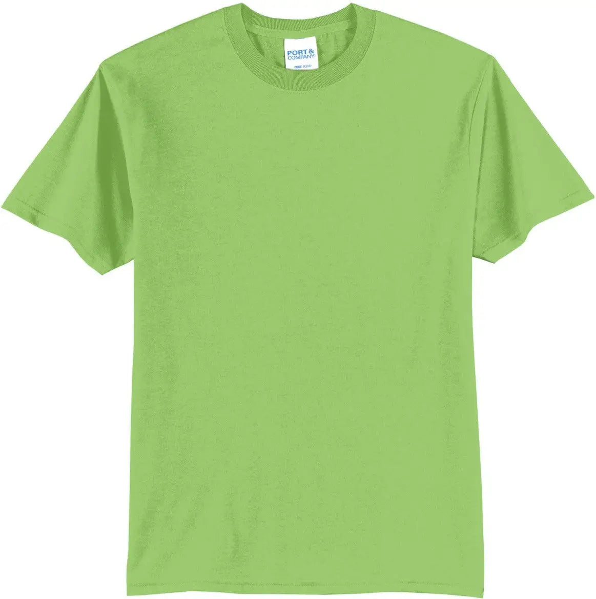 Port & Company Pc55t co Tall Core Blend Tee - Lime
