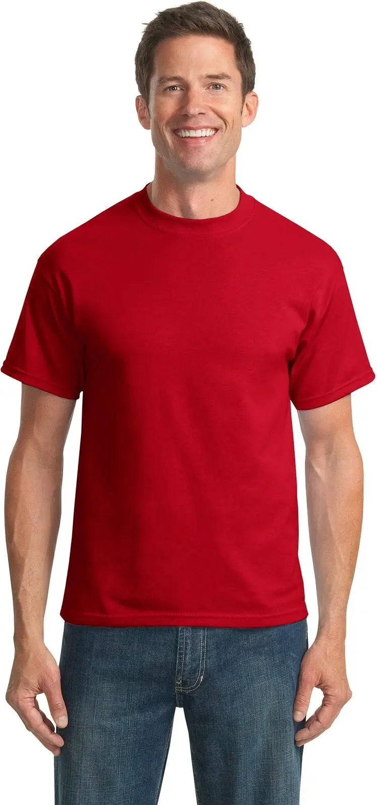 Port & Company Pc55t co Tall Core Blend Tee - Red - Adult l