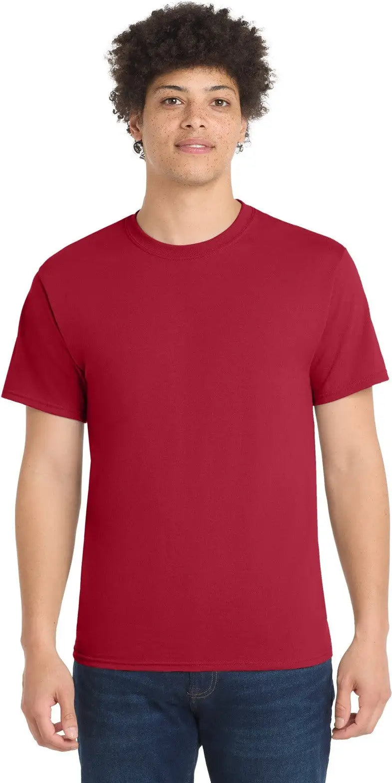 Port & Company Pc55t co Tall Core Blend Tee - Red
