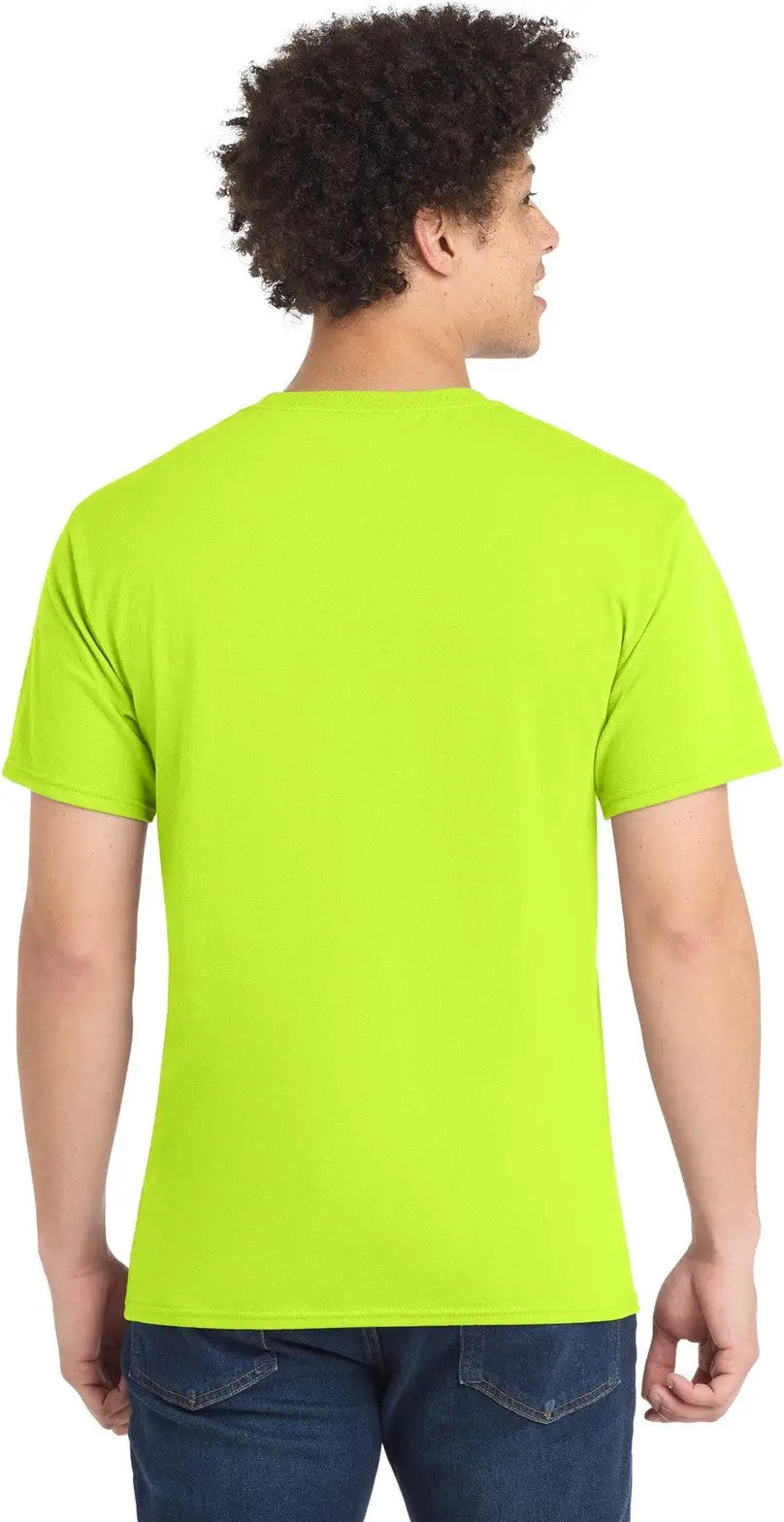 Port & Company Pc55t co Tall Core Blend Tee - Safety Green