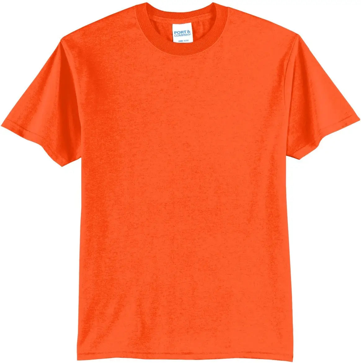Port & Company Pc55t co Tall Core Blend Tee - Safety Orange