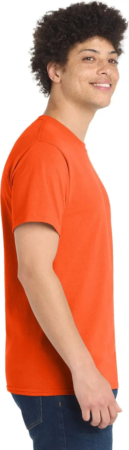 Port & Company Pc55t co Tall Core Blend Tee - Safety Orange