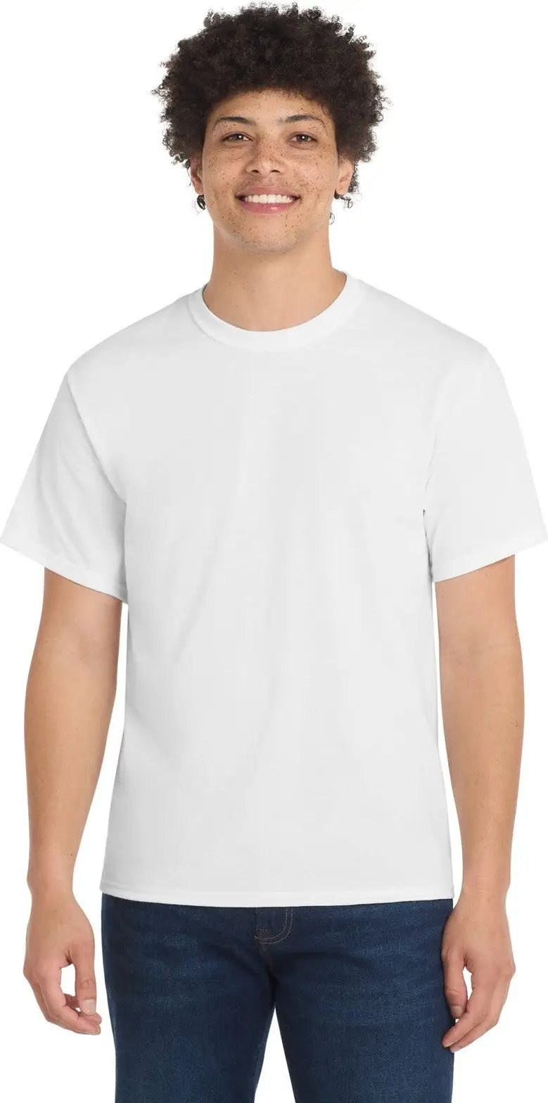 Port & Company Pc55t co Tall Core Blend Tee - White