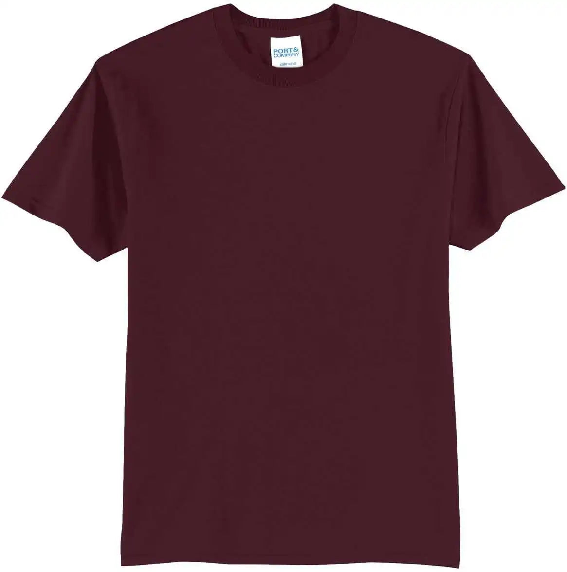 Port & Company Pc55t Tall Core Blend Tee - Athletic Maroon