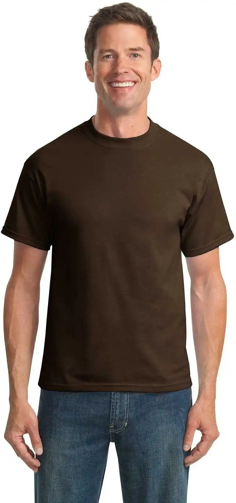 Port & Company Pc55t Tall Core Blend Tee - Brown