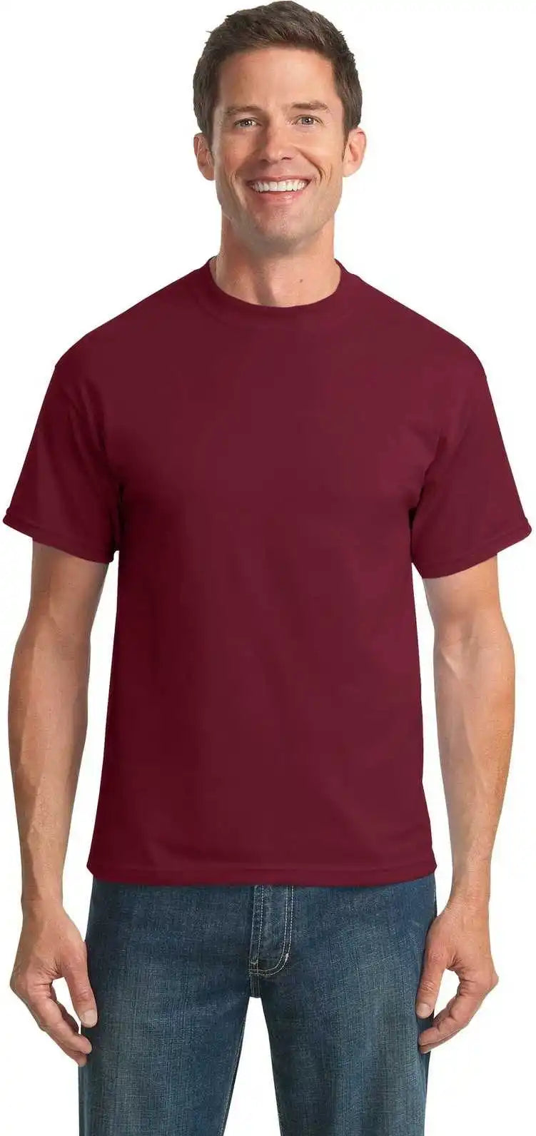 Port &amp; Company Pc55t Tall Core Blend Tee - Cardinal
