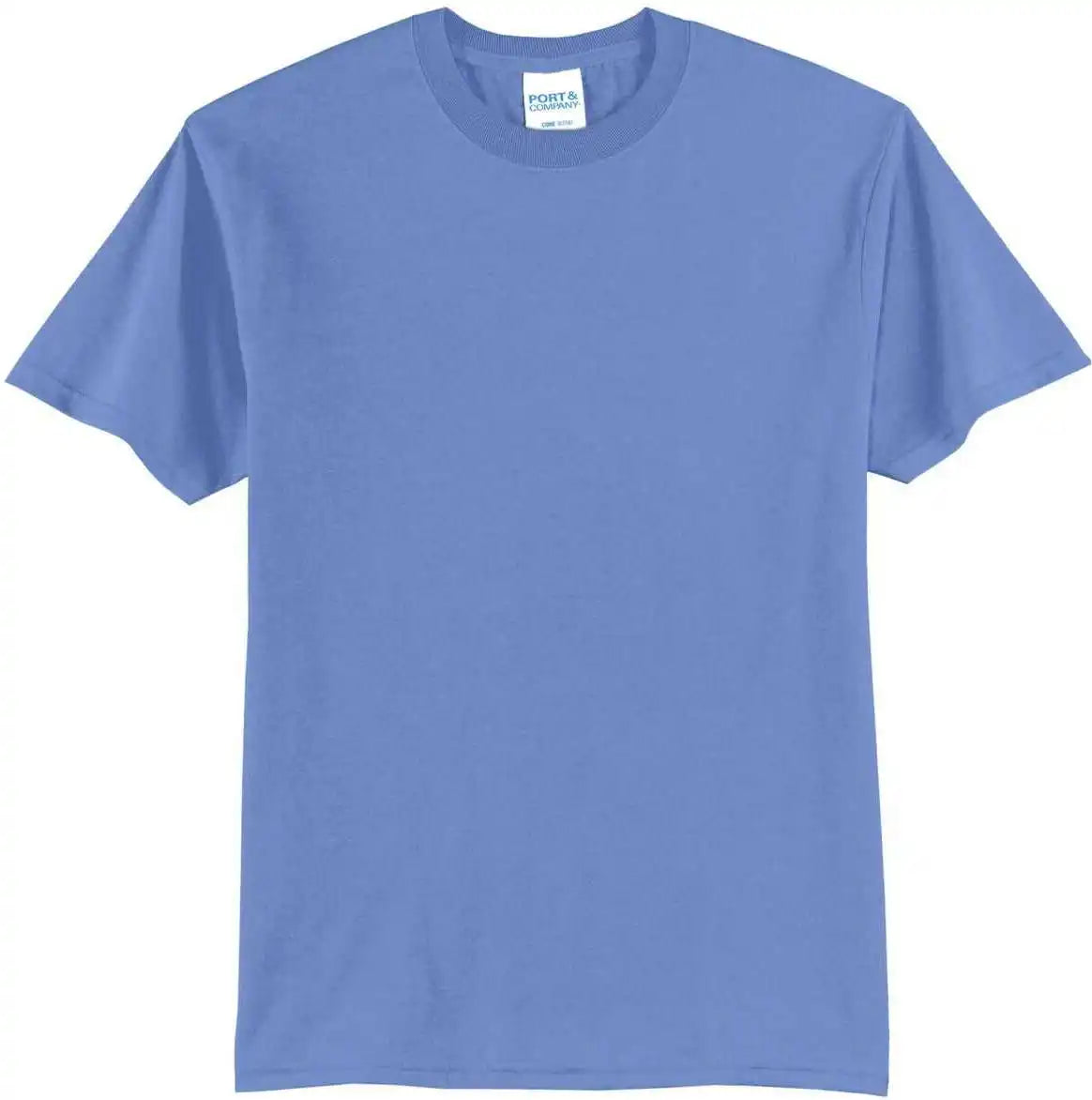Port & Company Pc55t Tall Core Blend Tee Carolina Blue