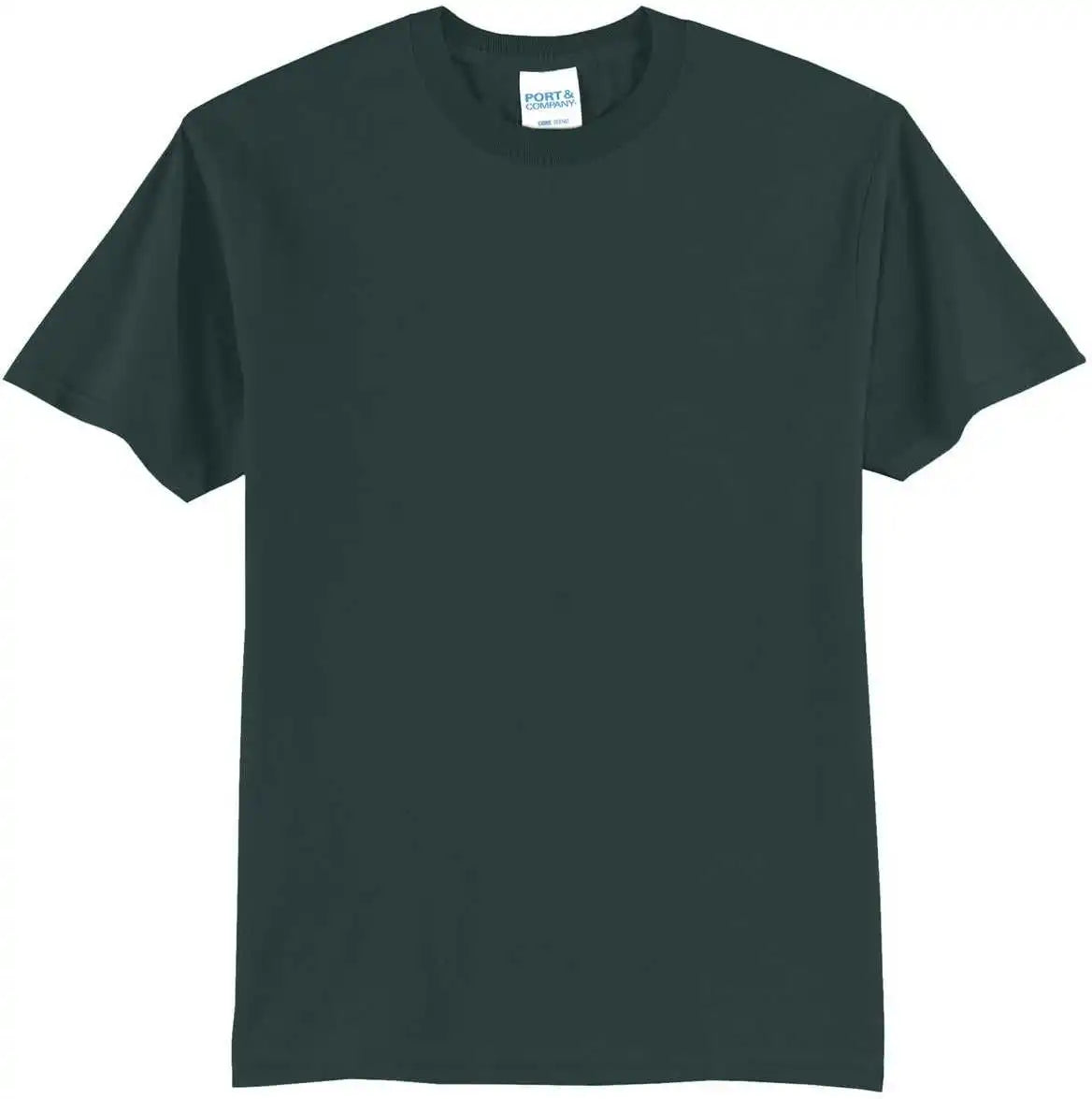 Port & Company Pc55t Tall Core Blend Tee Dark Green