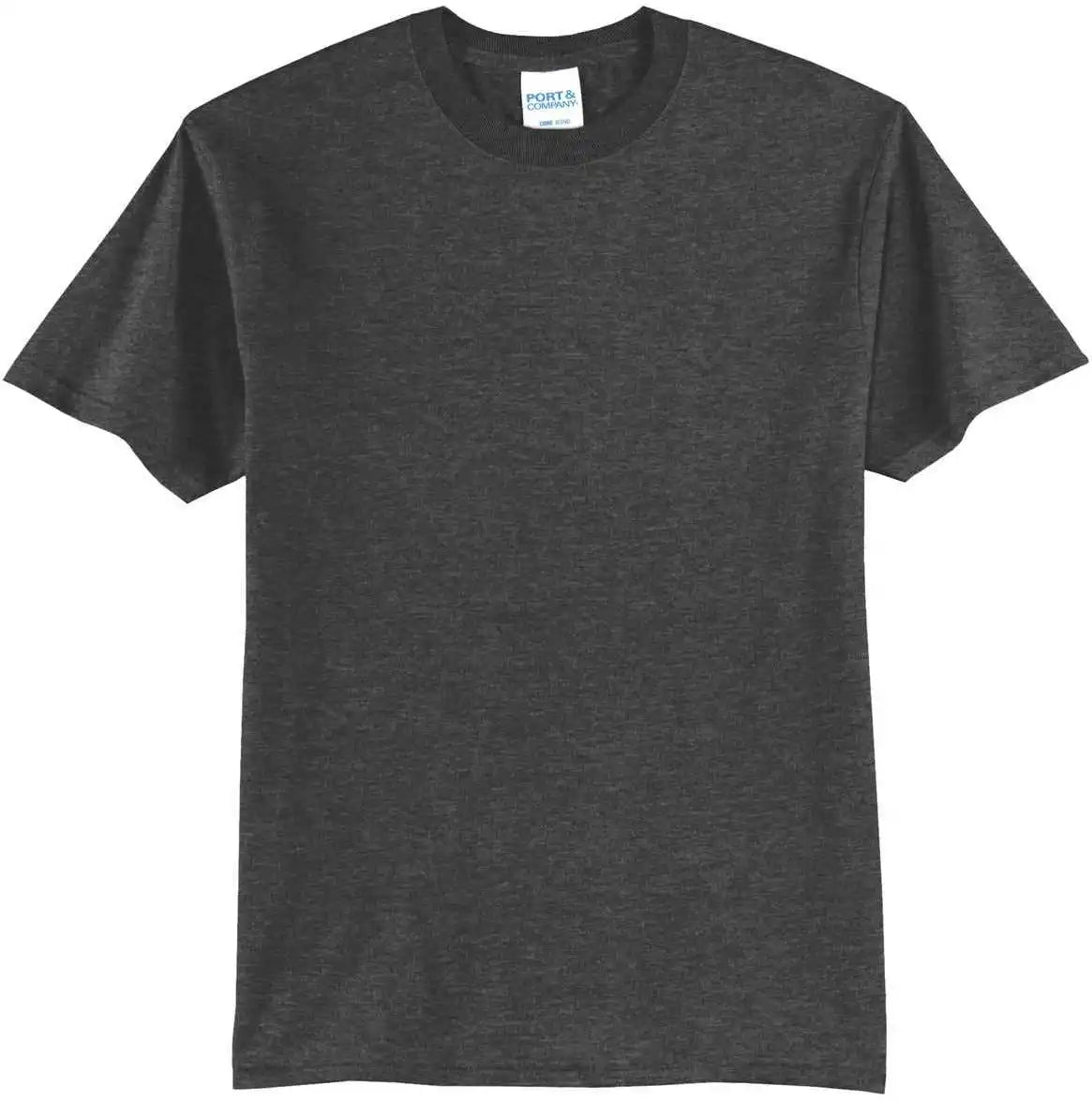 Port & Company Pc55t Tall Core Blend Tee - Dark Heather Gray