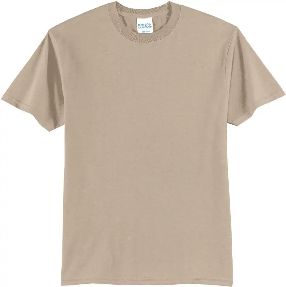 Port & Company Pc55t Tall Core Blend Tee Desert Sand