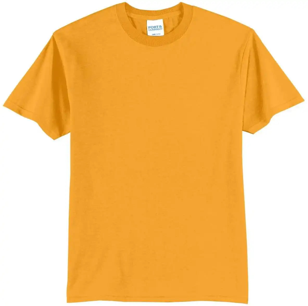 Port & Company Pc55t Tall Core Blend Tee Gold