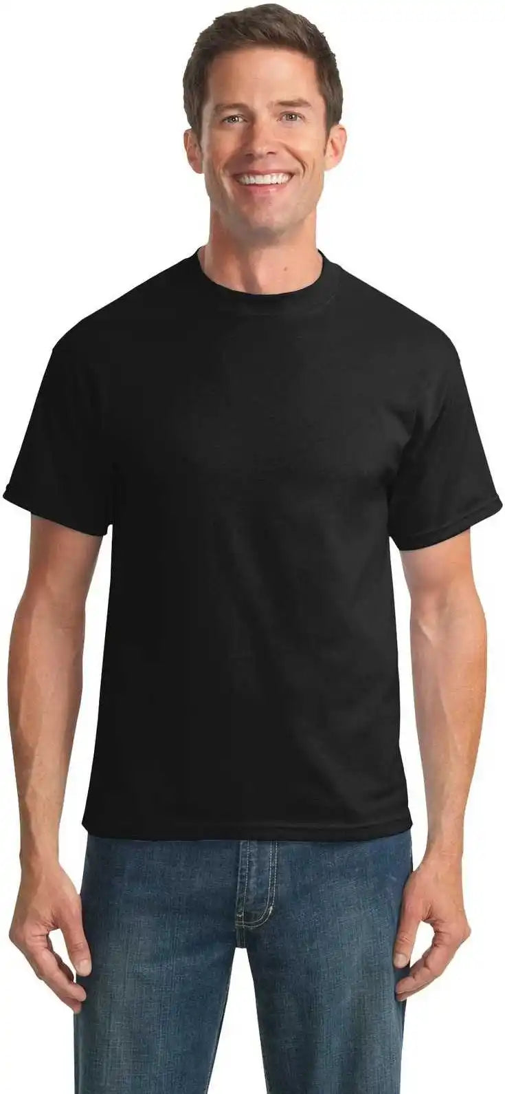Port &amp; Company Pc55t Tall Core Blend Tee - Jet Black