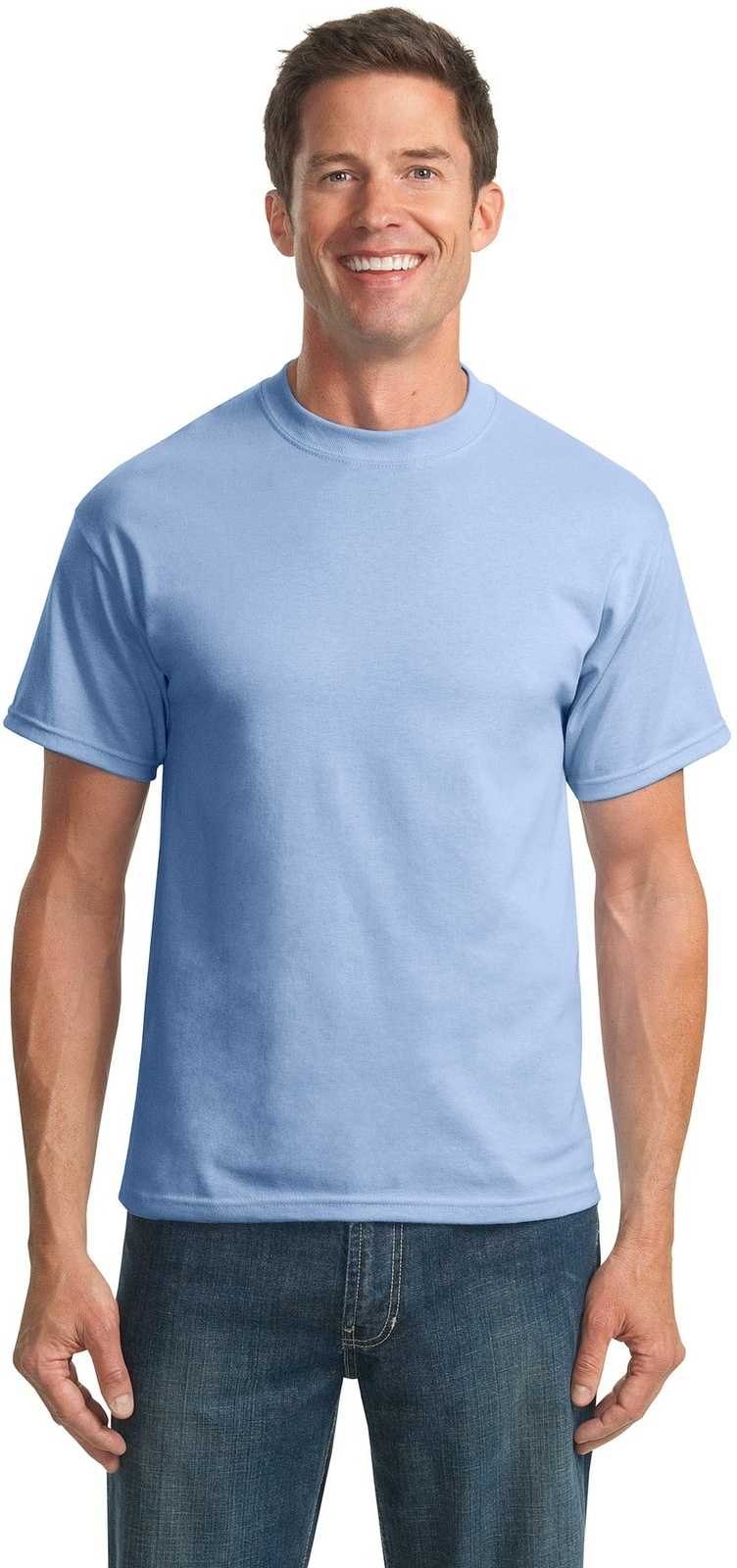 Port & Company Pc55t Tall Core Blend Tee - Light Blue