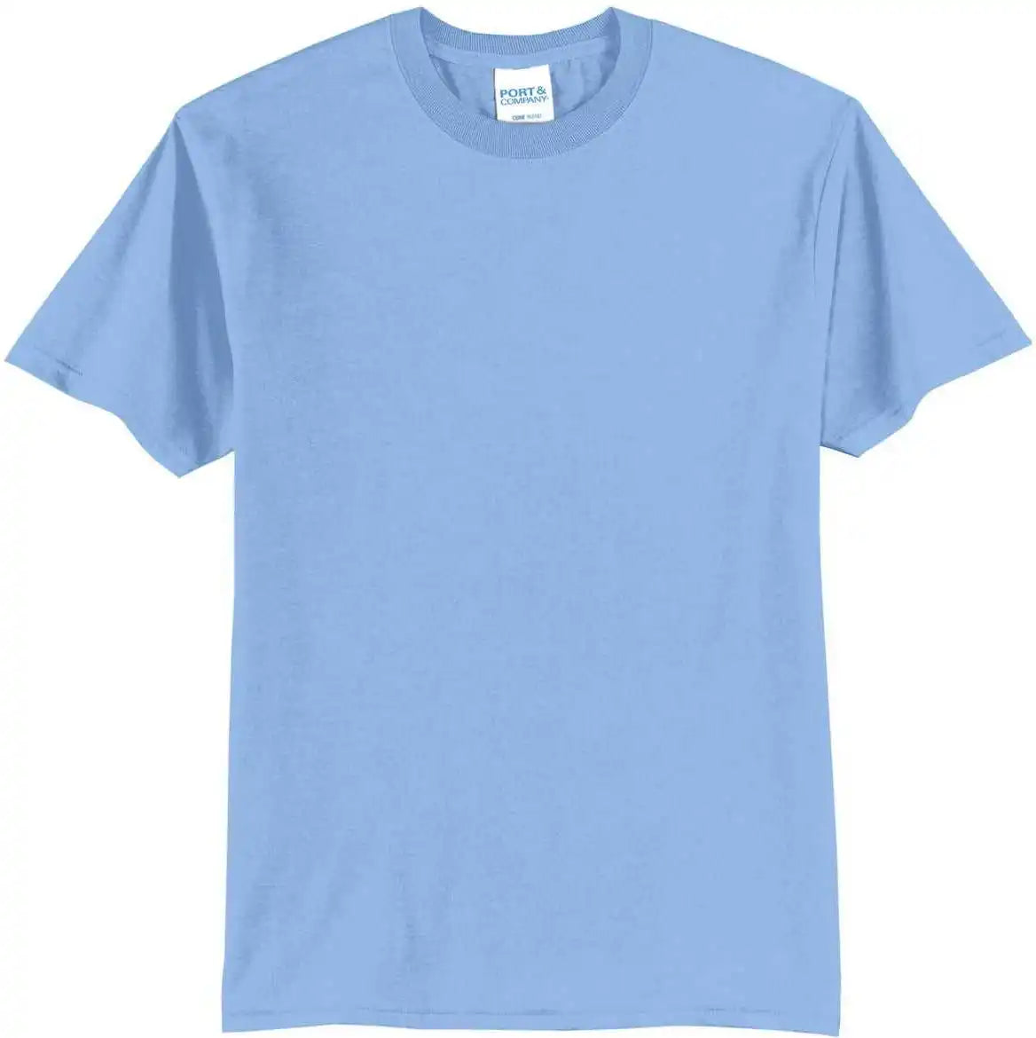 Port &amp; Company Pc55t Tall Core Blend Tee - Light Blue