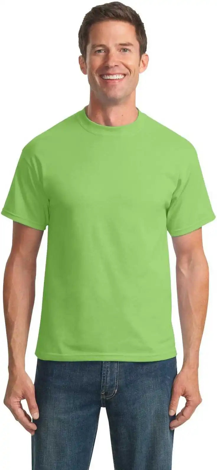 Port & Company Pc55t Tall Core Blend Tee - Lime