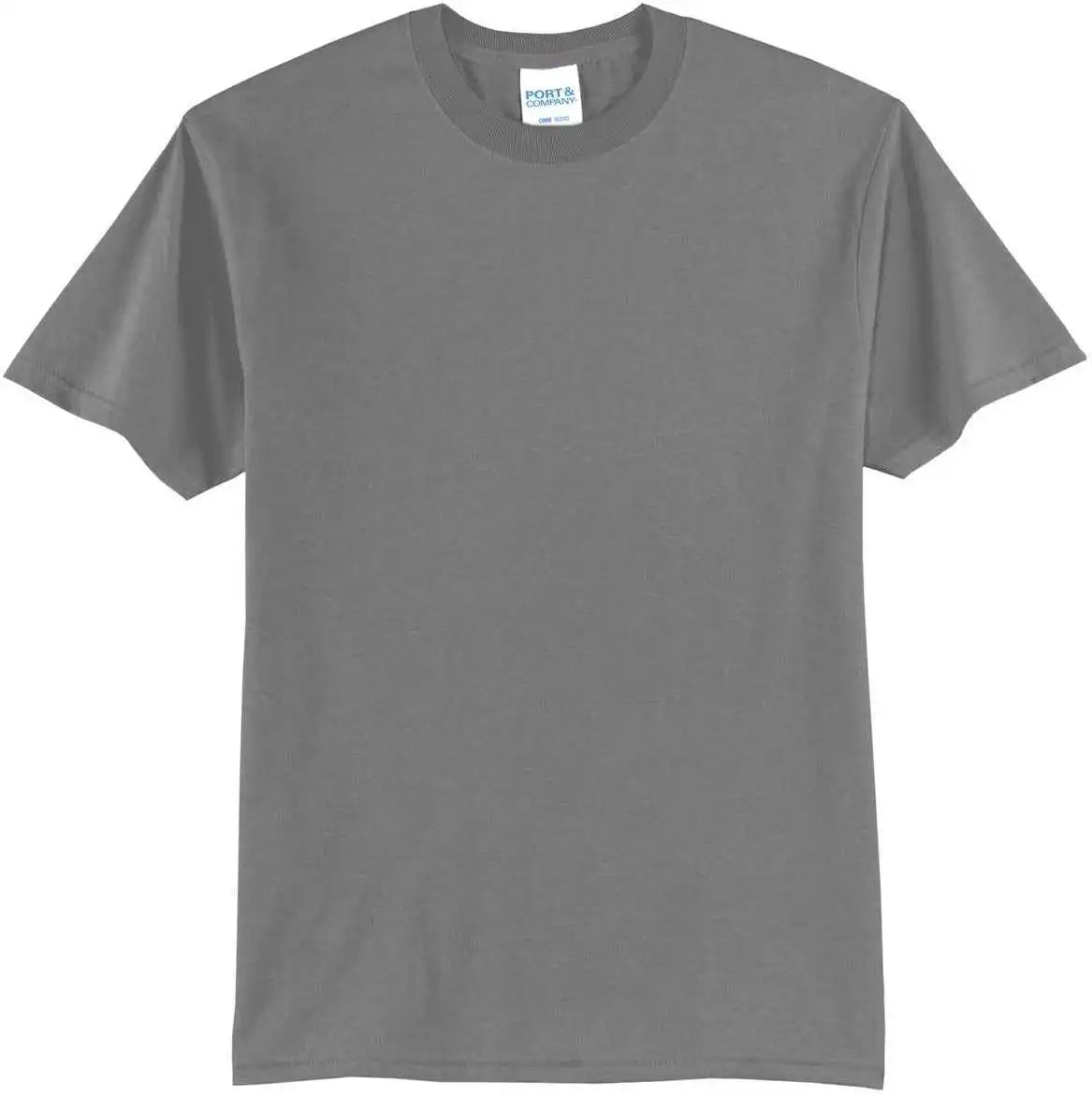 Port &amp; Company Pc55t Tall Core Blend Tee - Medium Gray