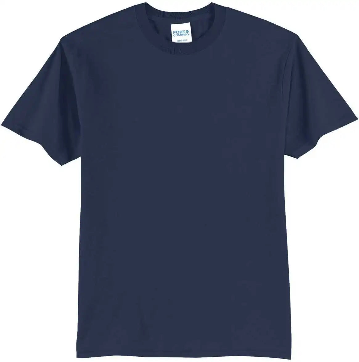 Port &amp; Company Pc55t Tall Core Blend Tee Navy