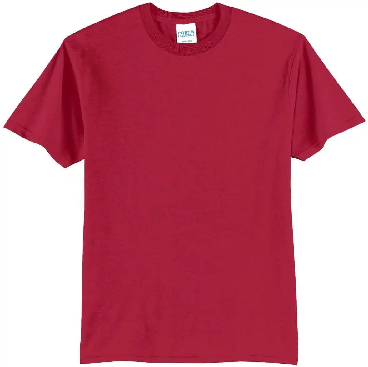 Port & Company Pc55t Tall Core Blend Tee Red
