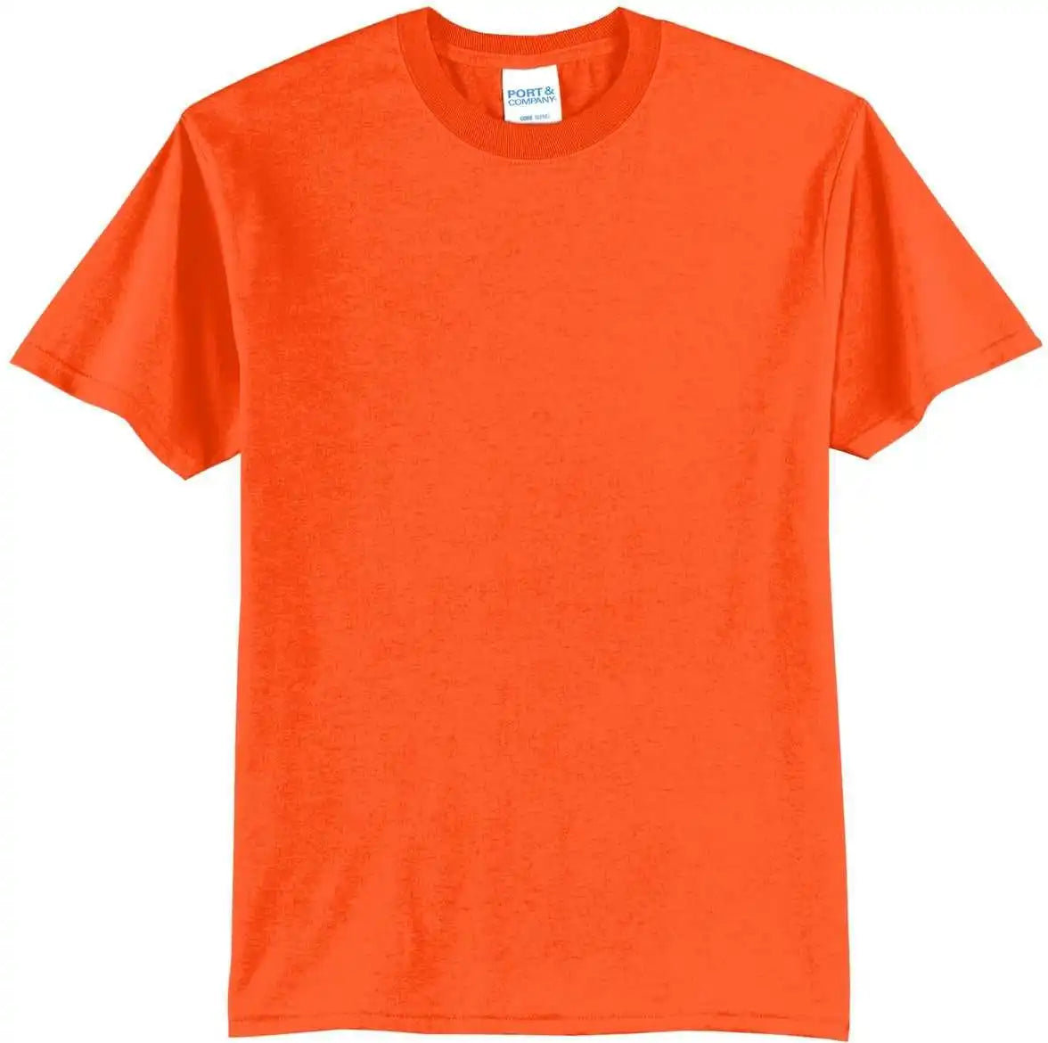 Port & Company Pc55t Tall Core Blend Tee - Safety Orange