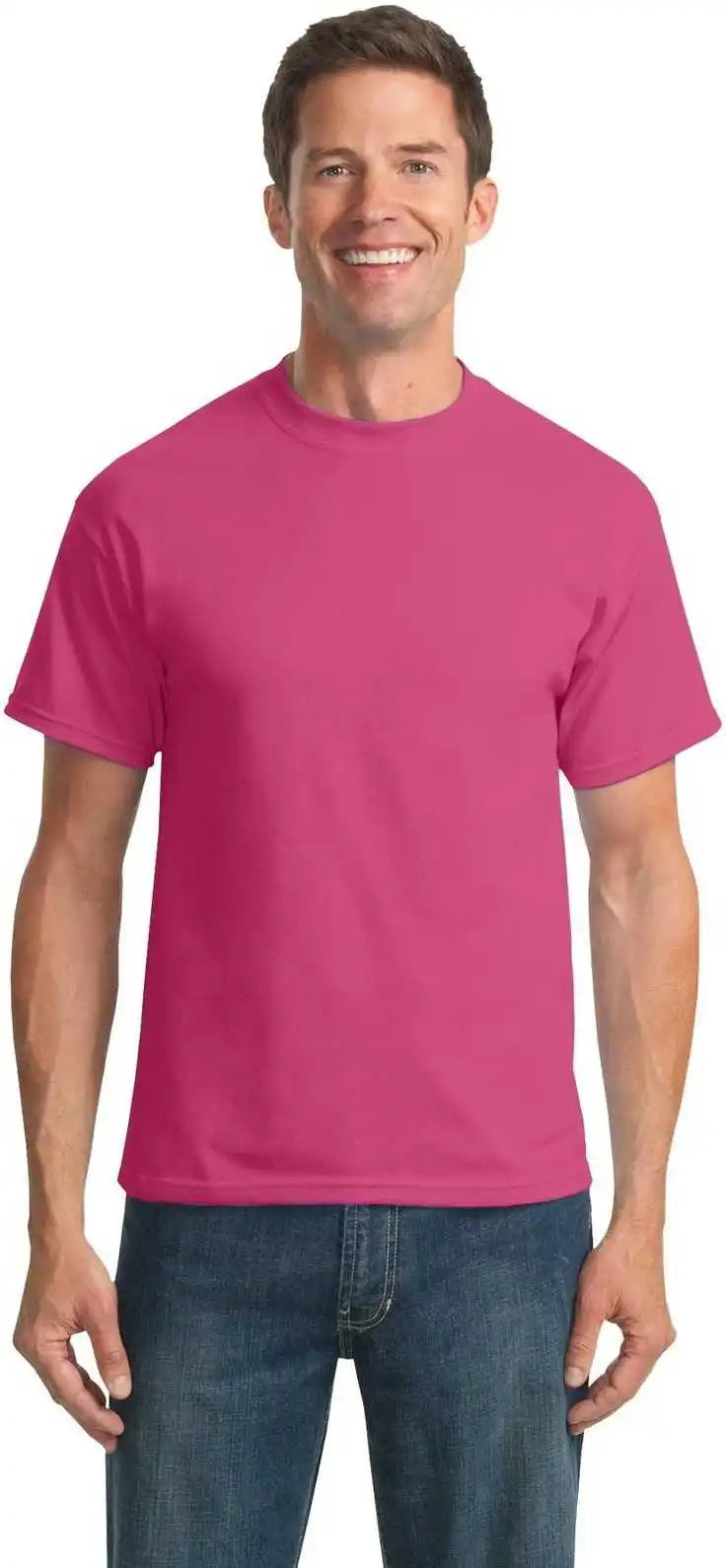 Port &amp; Company Pc55t Tall Core Blend Tee - Sangria