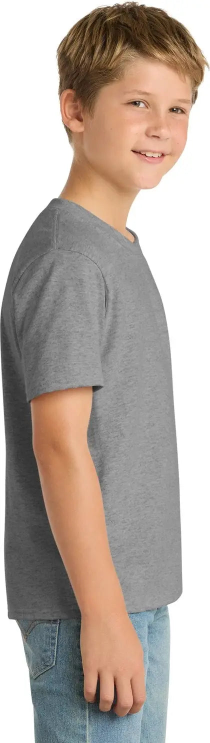 Port & Company Pc55y co Youth Core Blend Tee - Athletic Heather