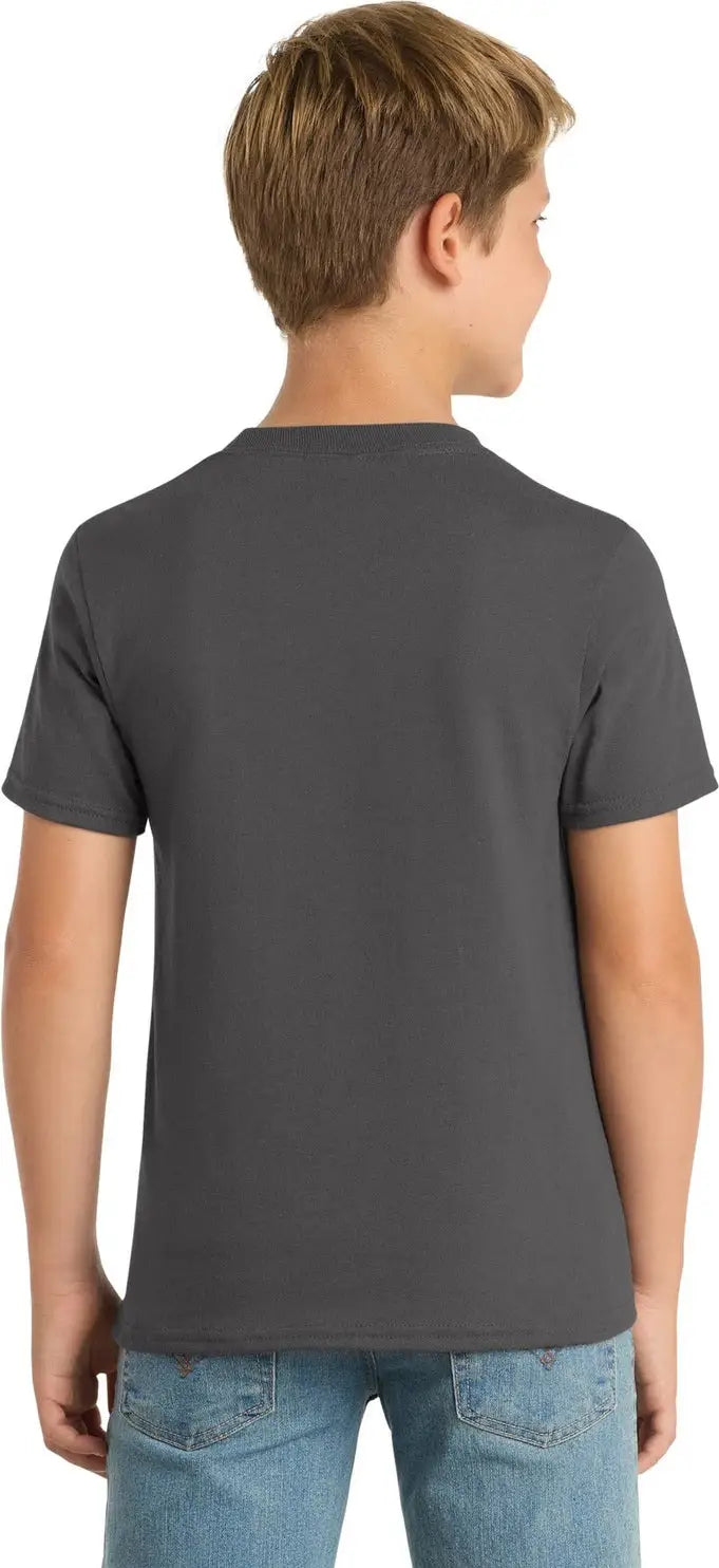Port & Company Pc55y co Youth Core Blend Tee - Charcoal