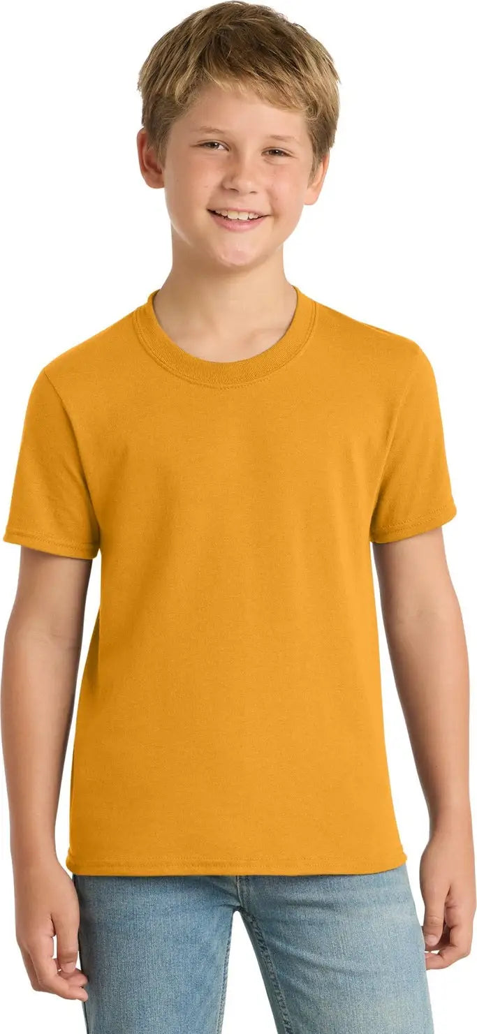 Port & Company Pc55y co Youth Core Blend Tee - Gold