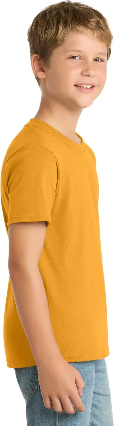 Port & Company Pc55y co Youth Core Blend Tee - Gold