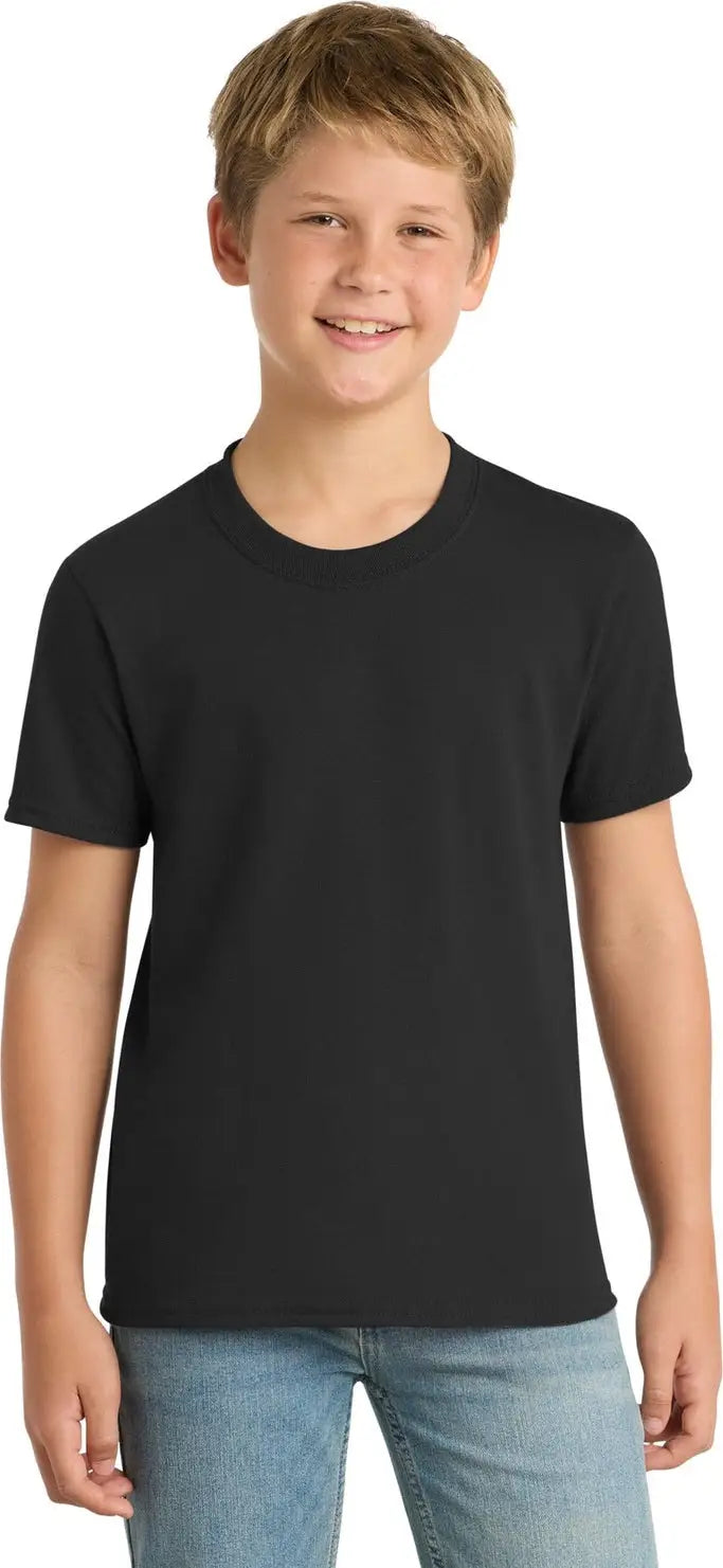 Port & Company Pc55y co Youth Core Blend Tee - Jet Black