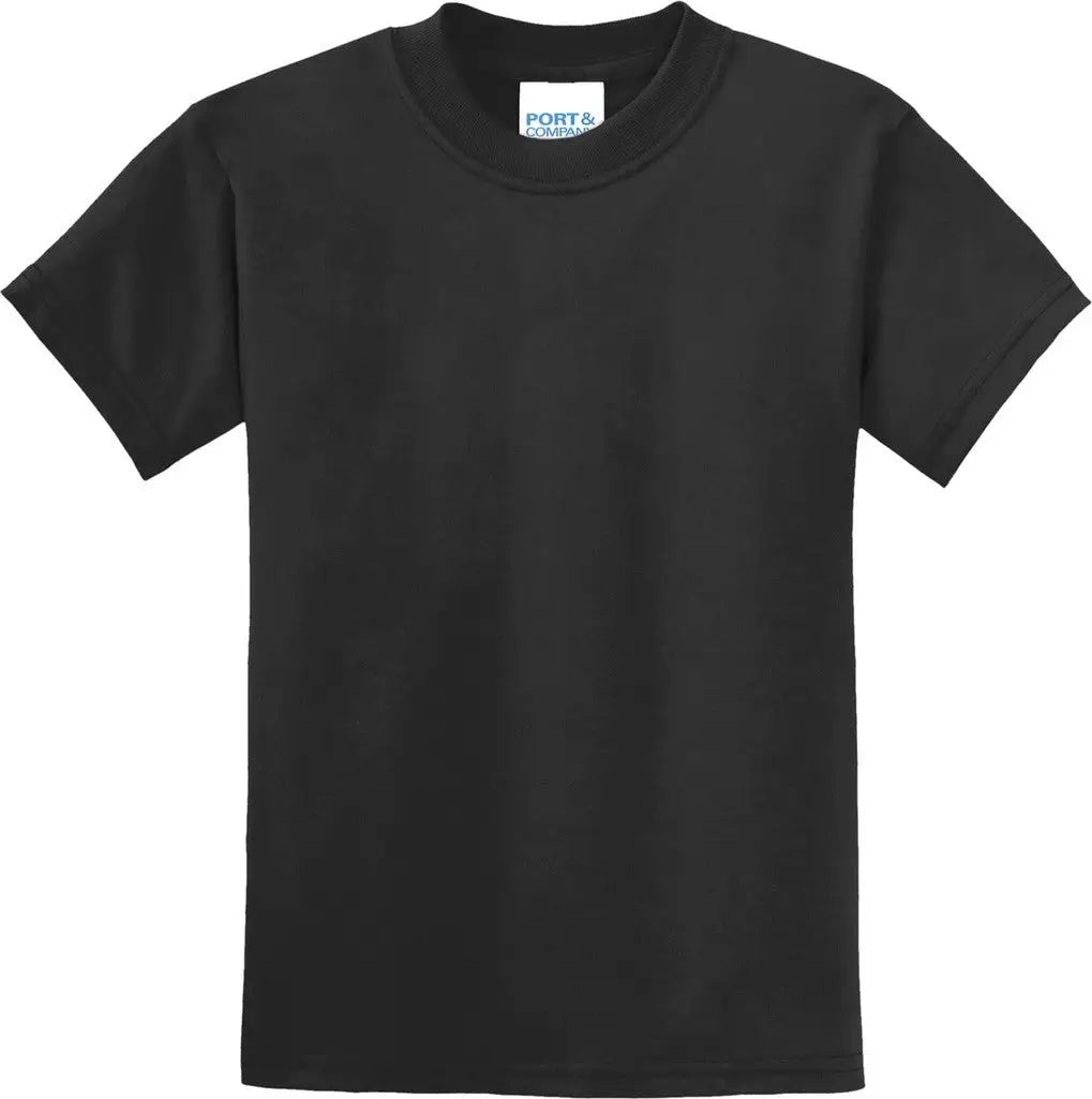 Port & Company Pc55y co Youth Core Blend Tee - Jet Black