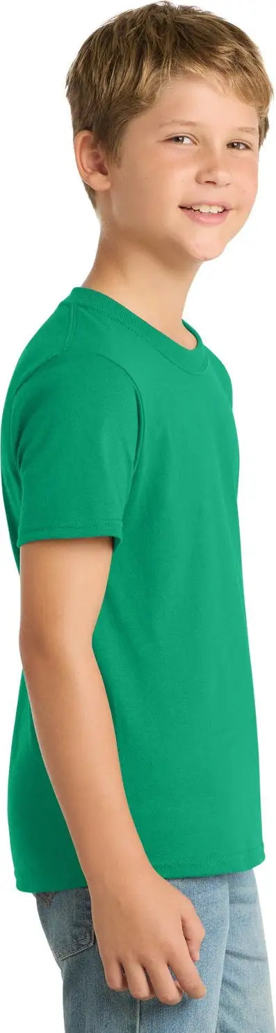 Port & Company Pc55y co Youth Core Blend Tee - Kelly