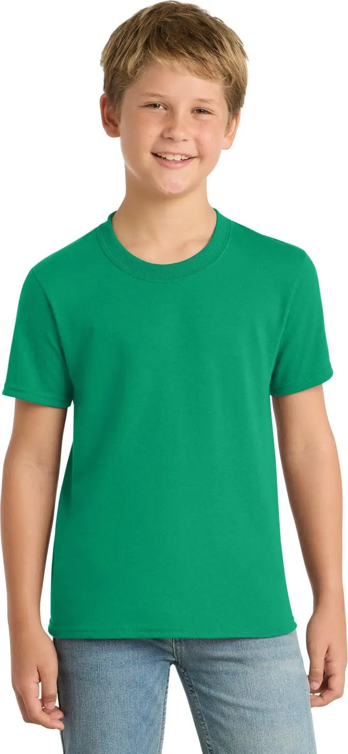 Port & Company Pc55y co Youth Core Blend Tee - Kelly